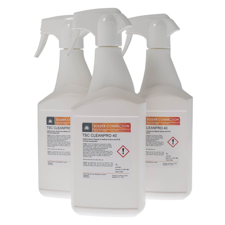 TSC CLEANPRO 40 REFLOW OVEN CLEANER - Solder Connection