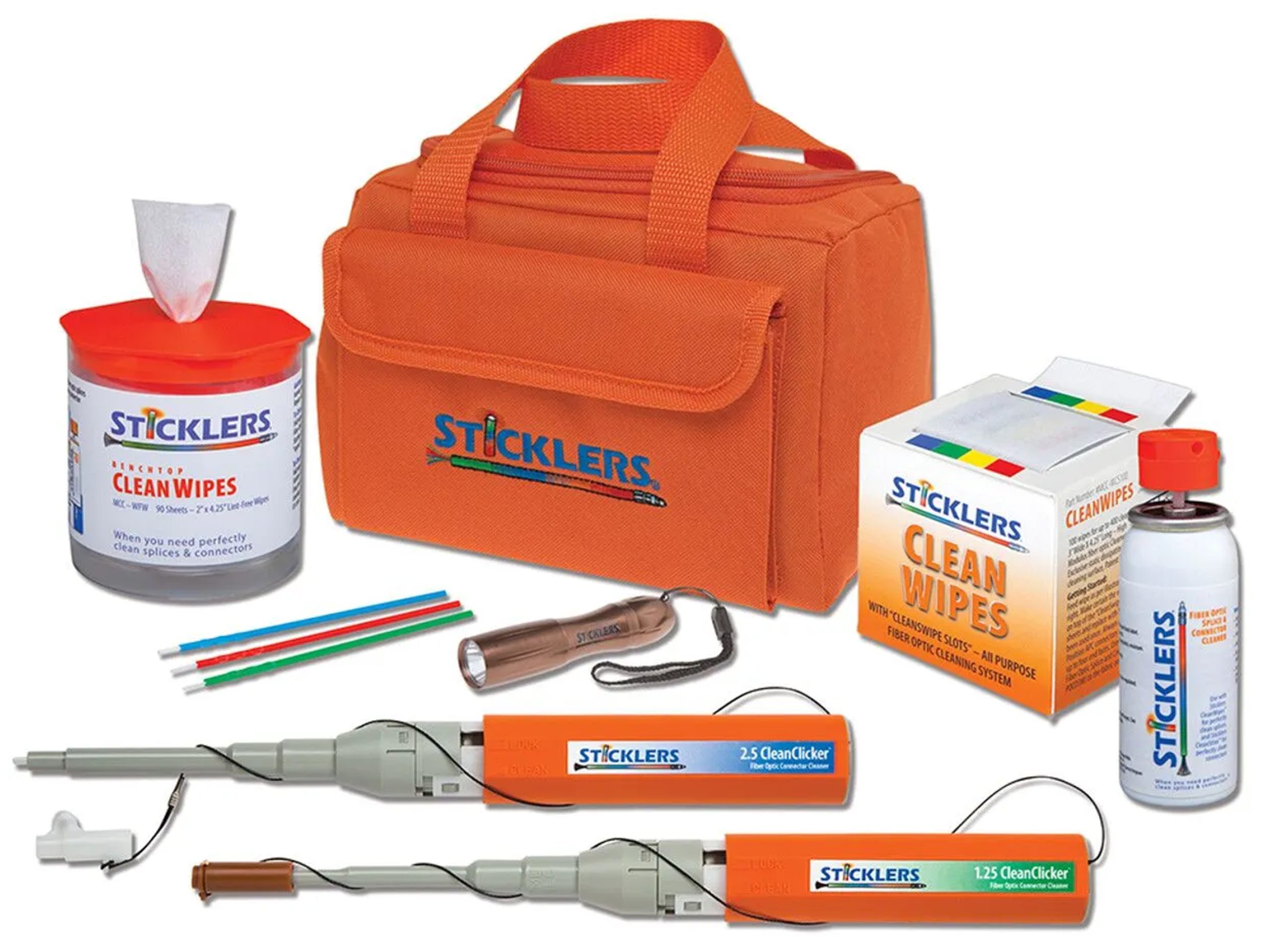 Sticklers Fiber Cleaning Tools and Fluids