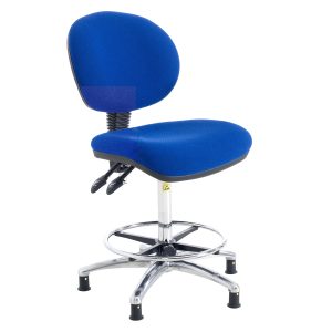 AS-SP3 ESD FULLY ERGONOMIC CHAIR (HIGH) W/ FOOTRING